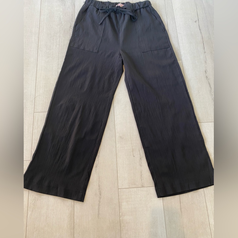 Crepe Wide Leg Pant
